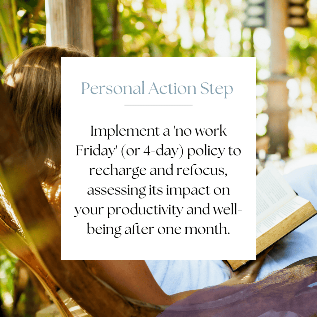 4 day workweek for solopreneurs