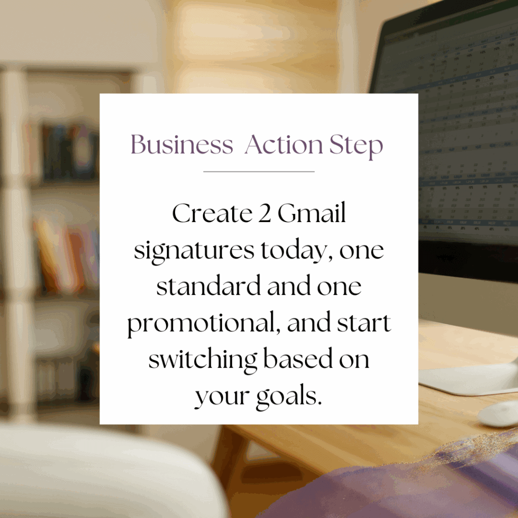 multiple Gmail signatures