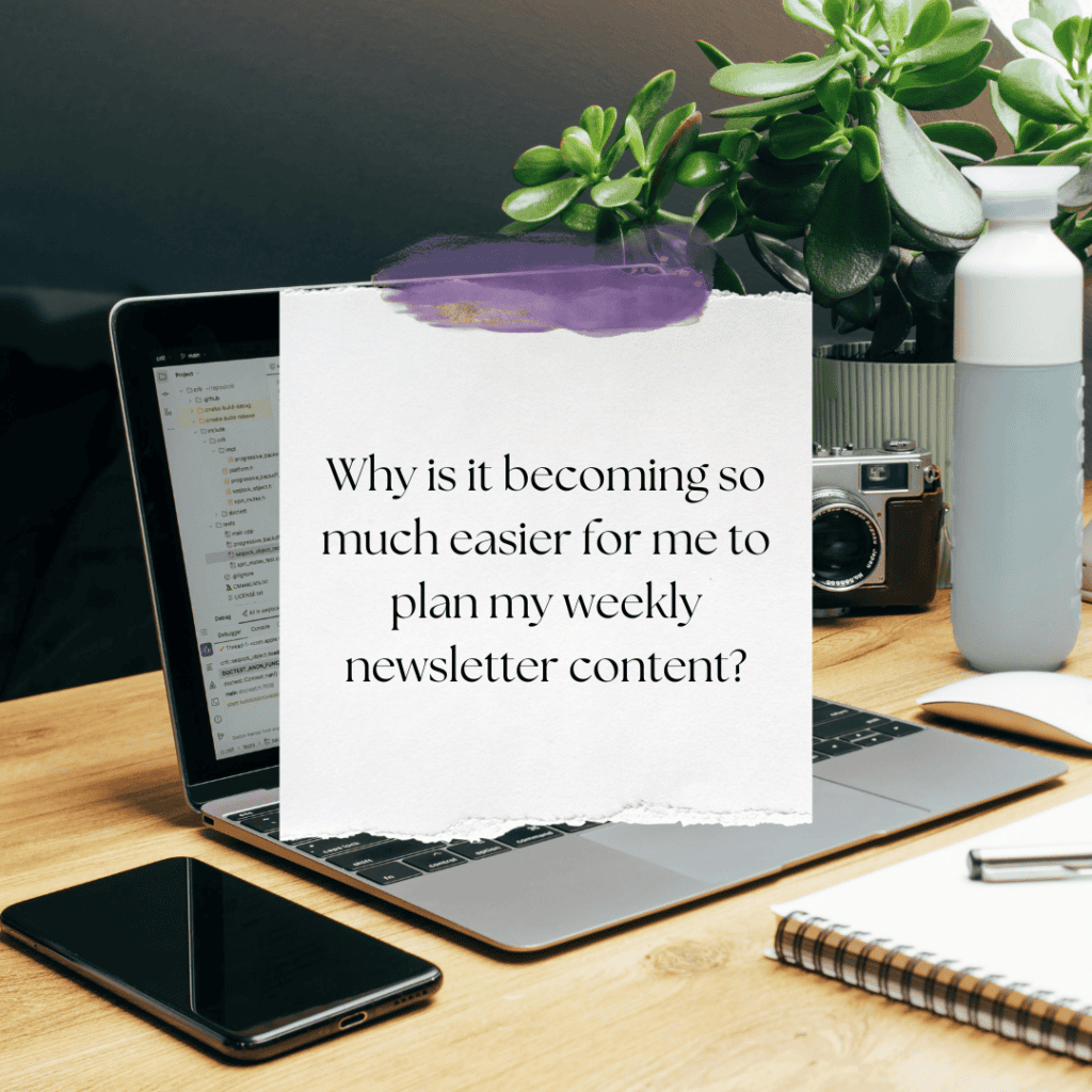 how to plan weekly newsletter content