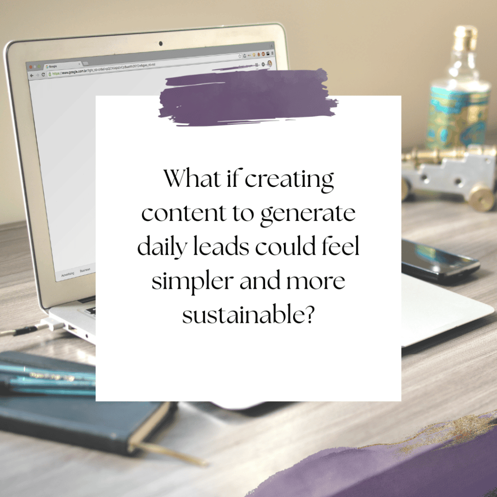 What if creating content to generate daily leads becoming simpler and more sustainable?