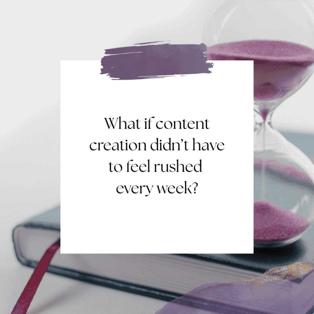 What if content creation didn’t have to feel rushed every week?